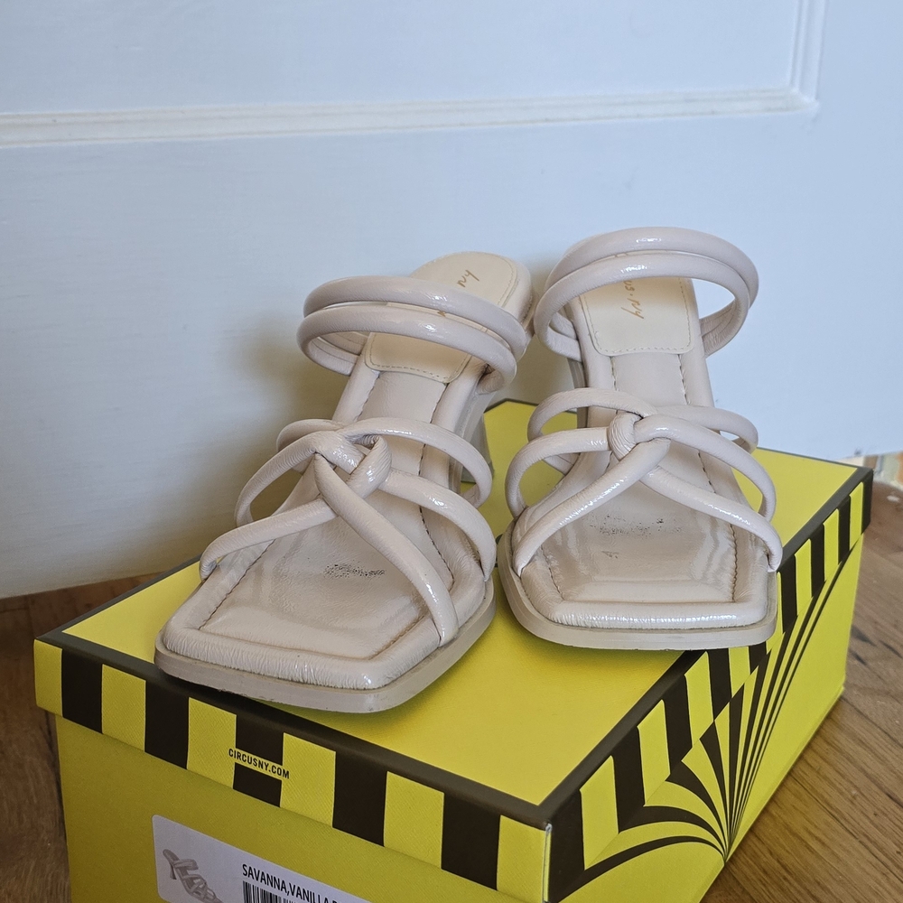 Circus NY Savannah Cream Strappy Sandals